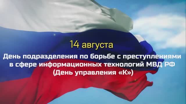 День подразделения по борьбе с преступлениями в сфере информационных технологий МВД РФ