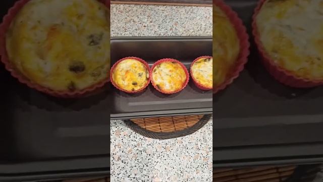 Яичные Маффины.Полезный завтрак.