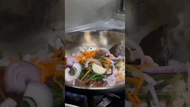 Sizzling Pork Japchae –  Korean Flavor in Seconds # japchae