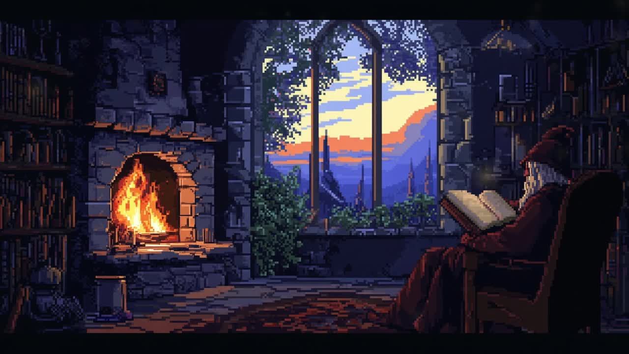 Пиксельный LO-FI релакс для расслабления