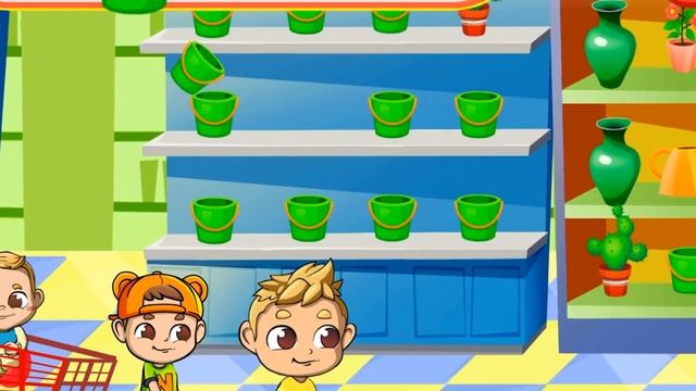 Влад и Никита Супермаркет новая игра для детей