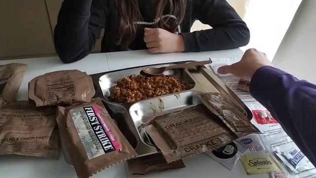 USA racja żywnościowa | MRE menu 14 testing