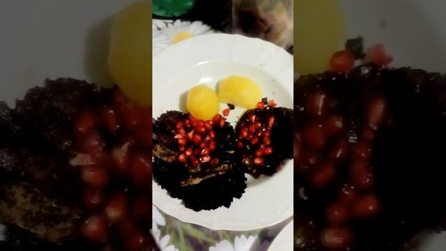 Как готовить листья 🍂 🍃 винограда с зернами граната 🛂.