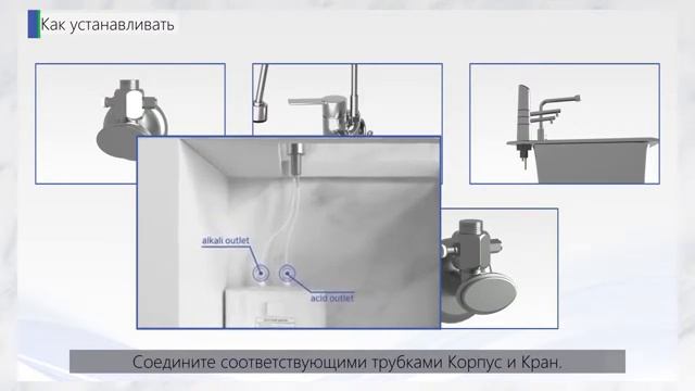 видео инструкция системы ионизации воды Biontech BTH 105D