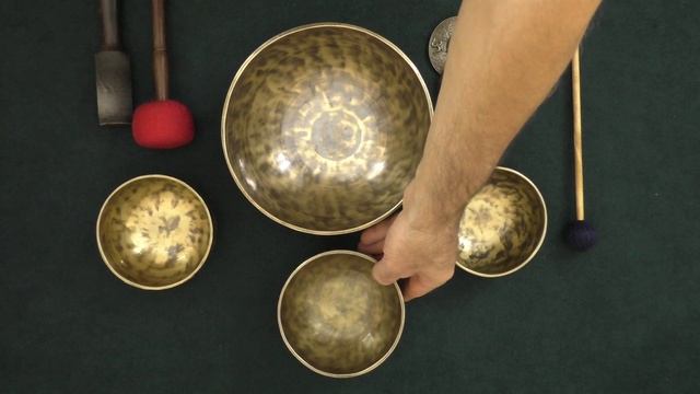 Акустический сет кованых чаш Full Moon Nepal #24-22