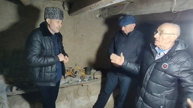 Работники МКУК "Куппинский музей..." в гостях у краеведа из с.Цухта Исмаила Каратовича