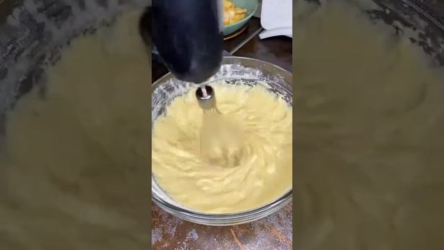 Яблочный пирог с заварным кремом 🍏 #shorts #shorts