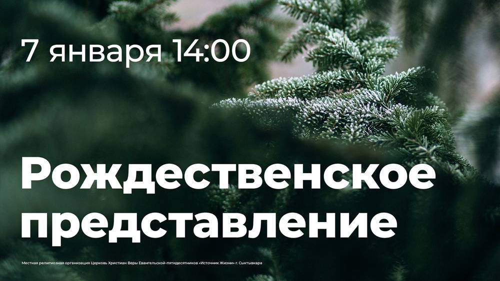 Рождественское представление | 7 января 14:00