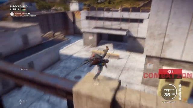 Just Cause 3 Weird Landing