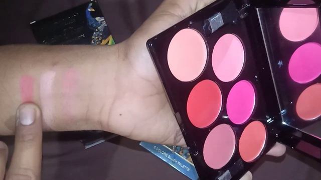 Romantic Color Satin Touch Matte Blush-On Sweet Cheeks Palette | 6 Colors Blush Palette
