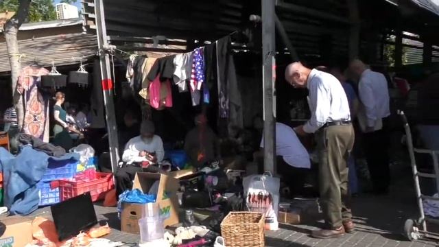 Old Jaffa Hostel and flea market.