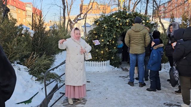 07.01.2025 - У вертепа; матушка Любовь Цирке