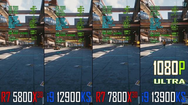 RYZEN 7 5800X3D vs INTEL i9 12900KS vs RYZEN 7 7800X3D vs INTEL i9 13900KS // PC GAMES TEST ||