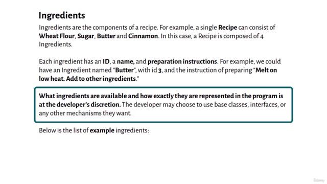 038 Assignment - Cookies Cookbook - Description and requirements