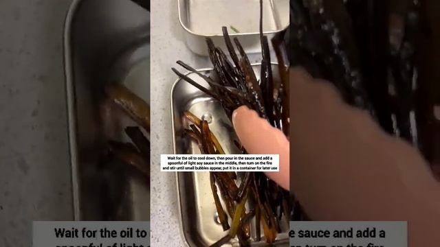 Beef Balls and Noodles with Scallion Oil. #shorts