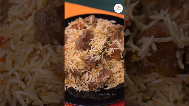 Beef Yakhni Pulao Recipe By Food Diaries #shorts #beef #beefpulao #ytshorts