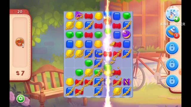 Играю в игру Homescapes.
