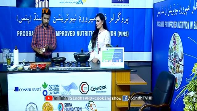 Lazzat Ain Sehat - Ep 10 | Bhee Karahi | Aloo Kabab | SindhTVHD Cooking Show