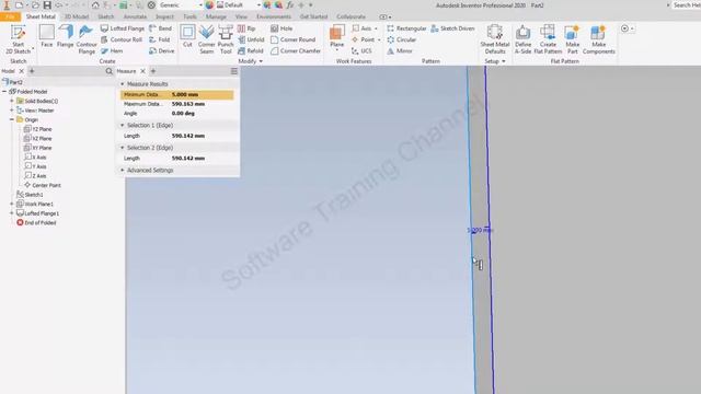 How to use LOFTED FLANGE and Flat Pattern in Inventor Sheet Metal - Autodesk Inventor