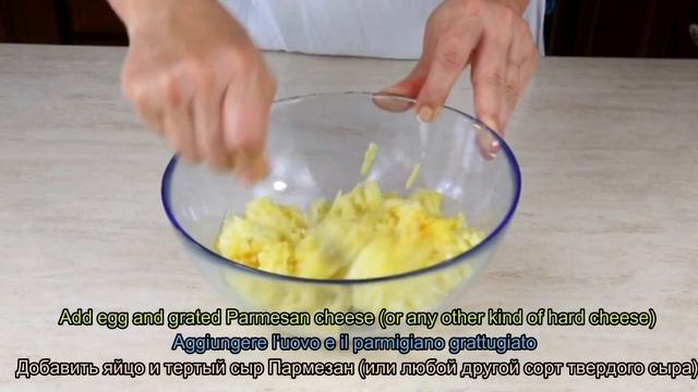 Potato croquettes. Polpette di patate. Картофельные биточки