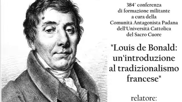 Louis De Bonald: un'introduzione al tradizionalismo francese