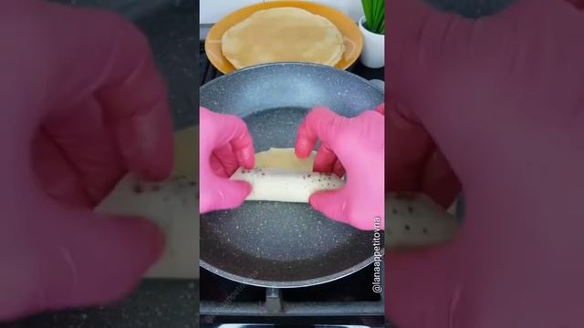 Вкусный блинчик с киндер пингви