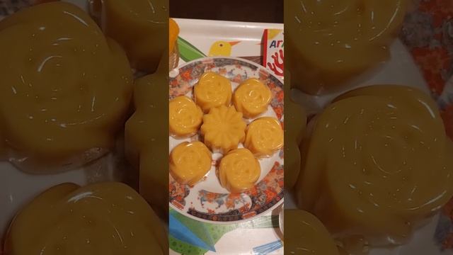 Десерт на праздничный стол. Желе из тыквы на агар - агаре.