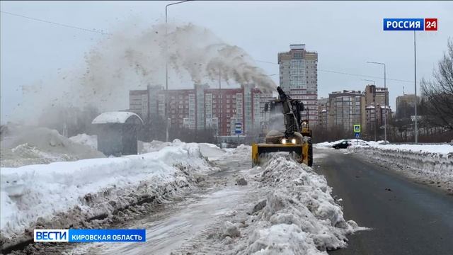 Дорожные службы Кировской области работают в усиленном режиме