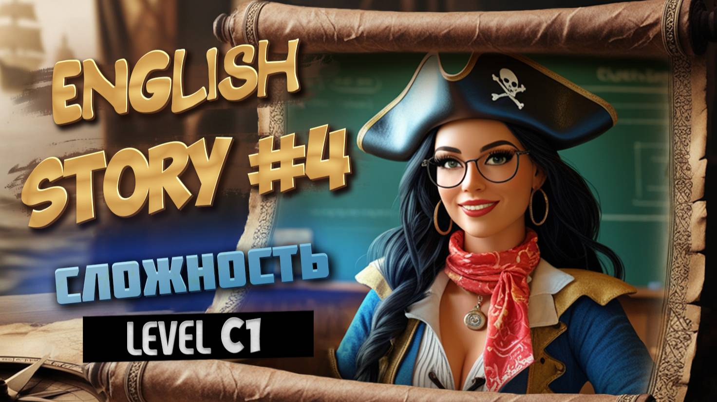 English Story №4. Остров сокровищ. Level C1 (с переводом)
