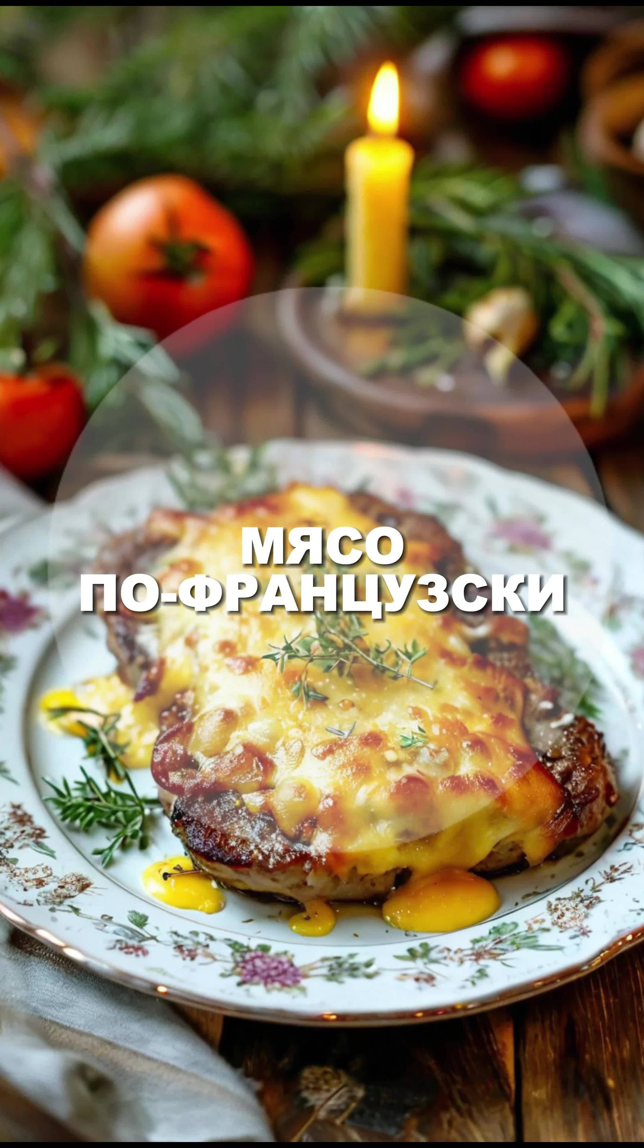 МЯСО ПО-ФРАНЦУЗСКИ