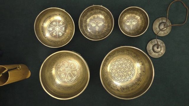 Акустический сет кованых чаш Премиум #24-06