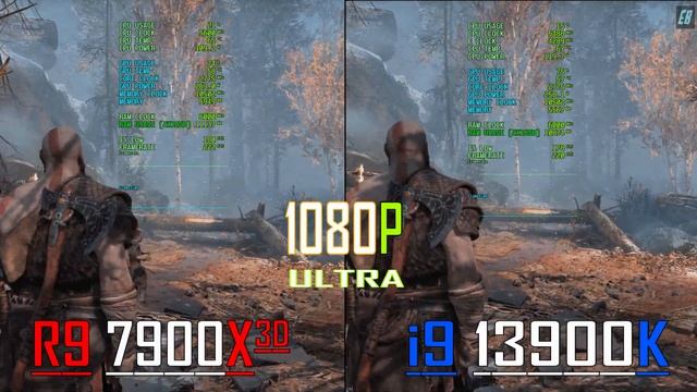 RYZEN 9 7900X3D vs INTEL i9 13900K || PC GAMES BENCHMARK TEST ||