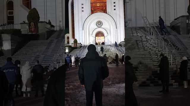 Рождественская служба Калининград.Храм Христа Спасителя.