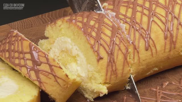 Идеальная кремовая булочка с кокосовой начинкой. Быстро!