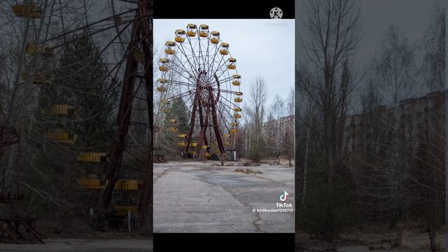 Чернобыль до и после аварии. 🌪️😟