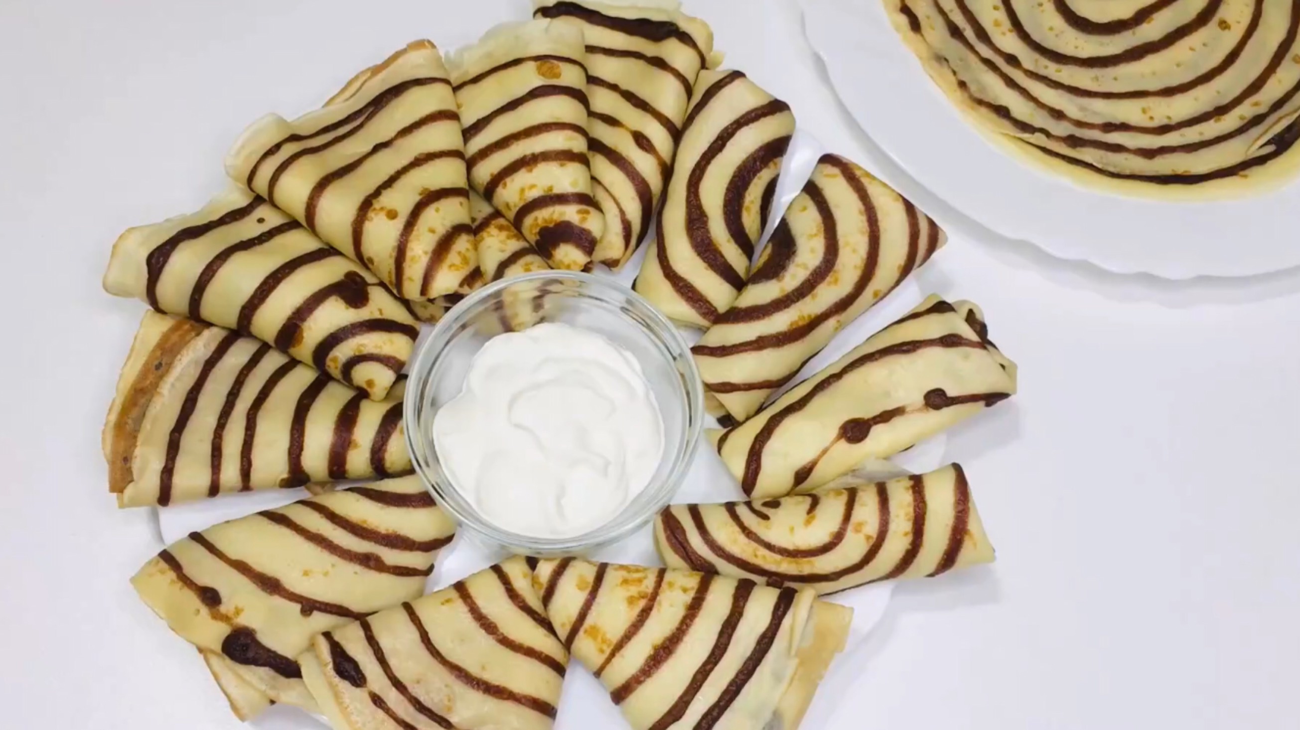 Полосатые блинчики! Как приготовить блинчики! Рецепт Блинова готовим с Инной.