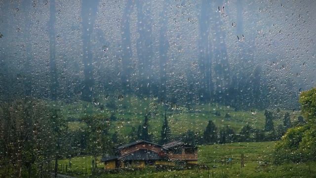 Дождь за окном 🌧️ 30 минут звуков природы для расслабления, сна и медитации 💤✨