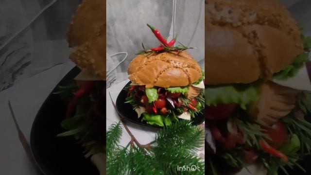 мужской мясной подарок "гамбургер 🍔"