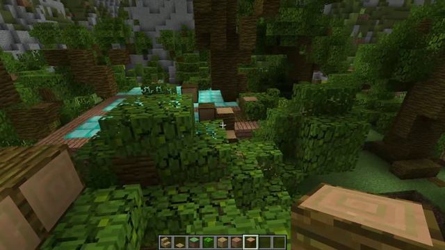 Мама играет в Minecraft 1.11 на острове
