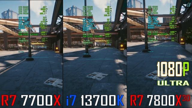 RYZEN 7 7700X vs INTEL i7 13700K vs RYYZEN 7 7800X3D || PC GAMES BENCHMARK TEST ||