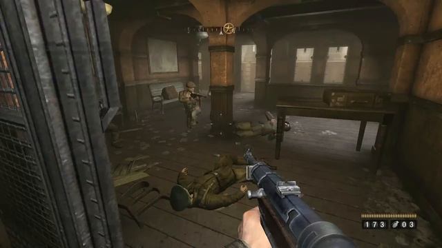 Полное прохождение Wolfenstein 2009 (№1 Вокзал)