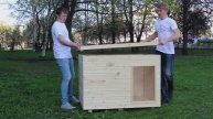 Порядок сборки будки для собаки от усадьба мастеров. Как быстро собрать будку для собаки