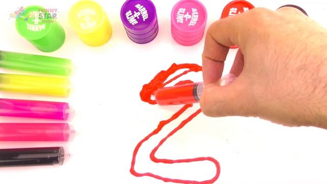 Learn To Count with slime Numbers | 1 to 10 | colorful slimes | learn colors with slime for childre
