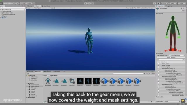 Как работать со слоями анимации персонажей в Unity 3D (Animation Layers Explained)