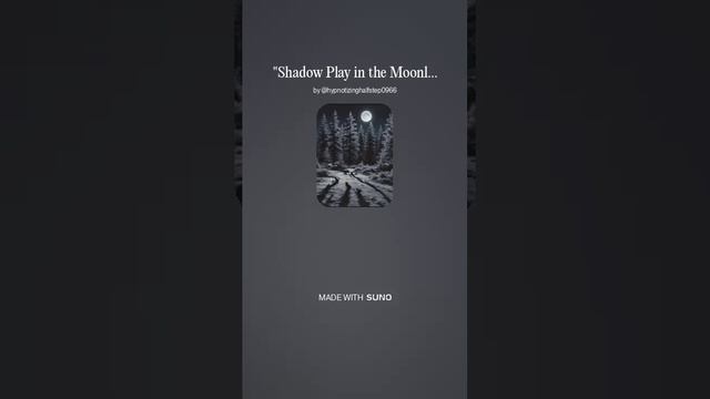 Lo-fi. Shadow Play in the Moonlight