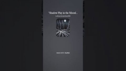 Lo-fi. Shadow Play in the Moonlight