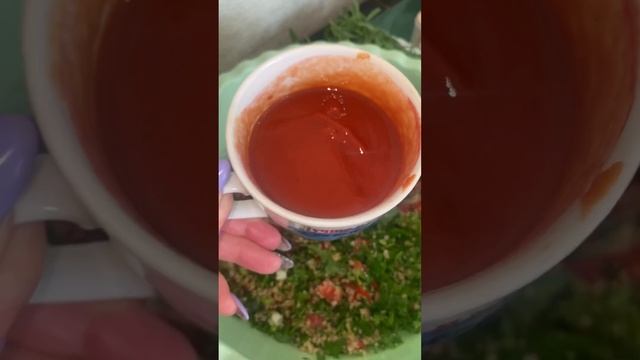 Թաբուլե աղցան вкусный салат Табуле
