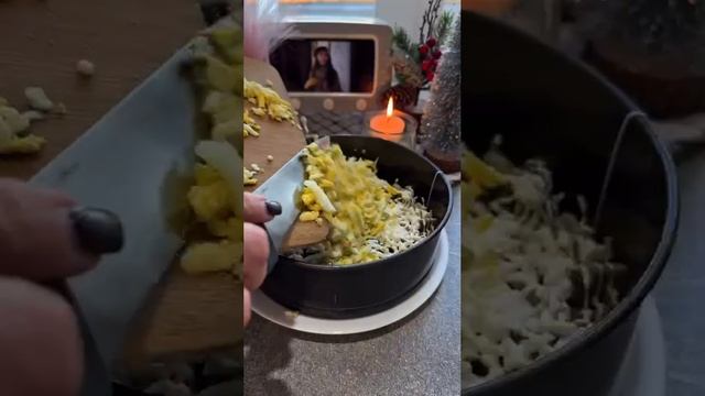 Эффектный салат "Полянка" 🍄