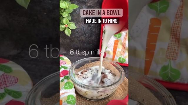 Microwave Chocolate Cake made in 10 minutes #shorts #youtubeshorts #chocolate #chocolatecake #viral