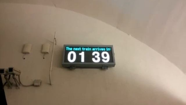 Секундомер для поезд на станции Проспект Мира